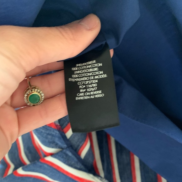 Alice + Olivia NWT $595 Collegiate Stripes Dress - Picture 6 of 6